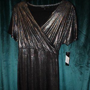 NWT Lularoe Elegant Metallic Short Dress